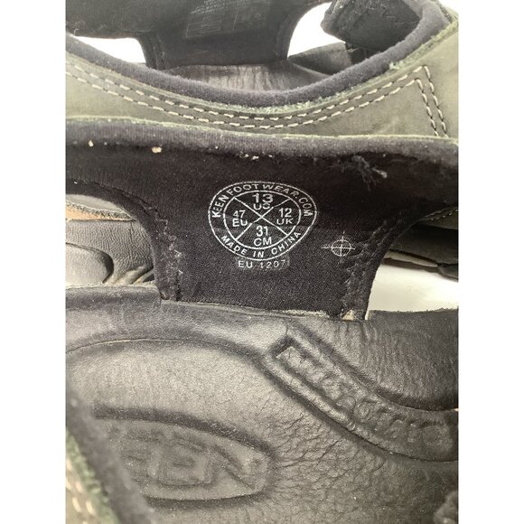 Keen Mens Black Leather Outdoor Sandals Size 13 Made In China main image 7